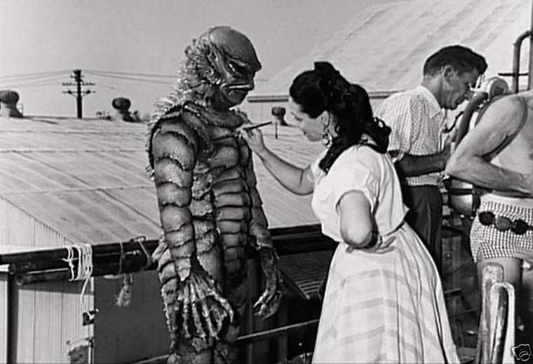 Behind the Scenes Photos from the Making of 'Creature from the Black Lagoon' 1954