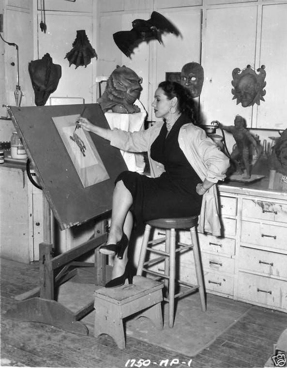 Behind the Scenes Photos from the Making of 'Creature from the Black Lagoon' 1954