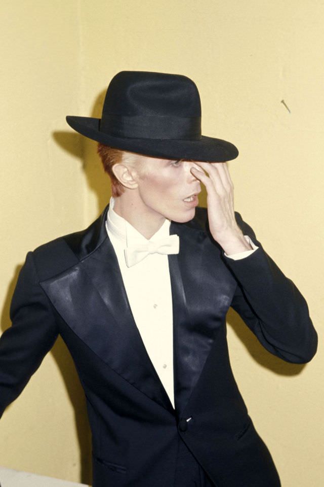 David Bowie at the 17th Annual Grammy Awards, 1975.