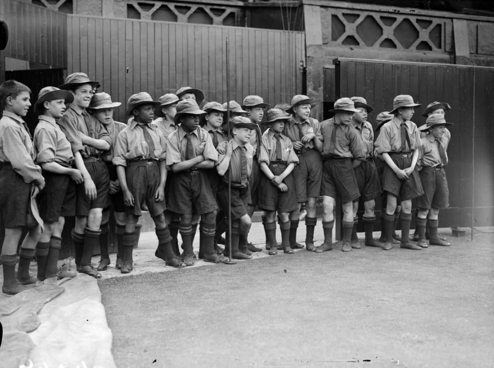 Ball boys at Wimbledon, 1927.