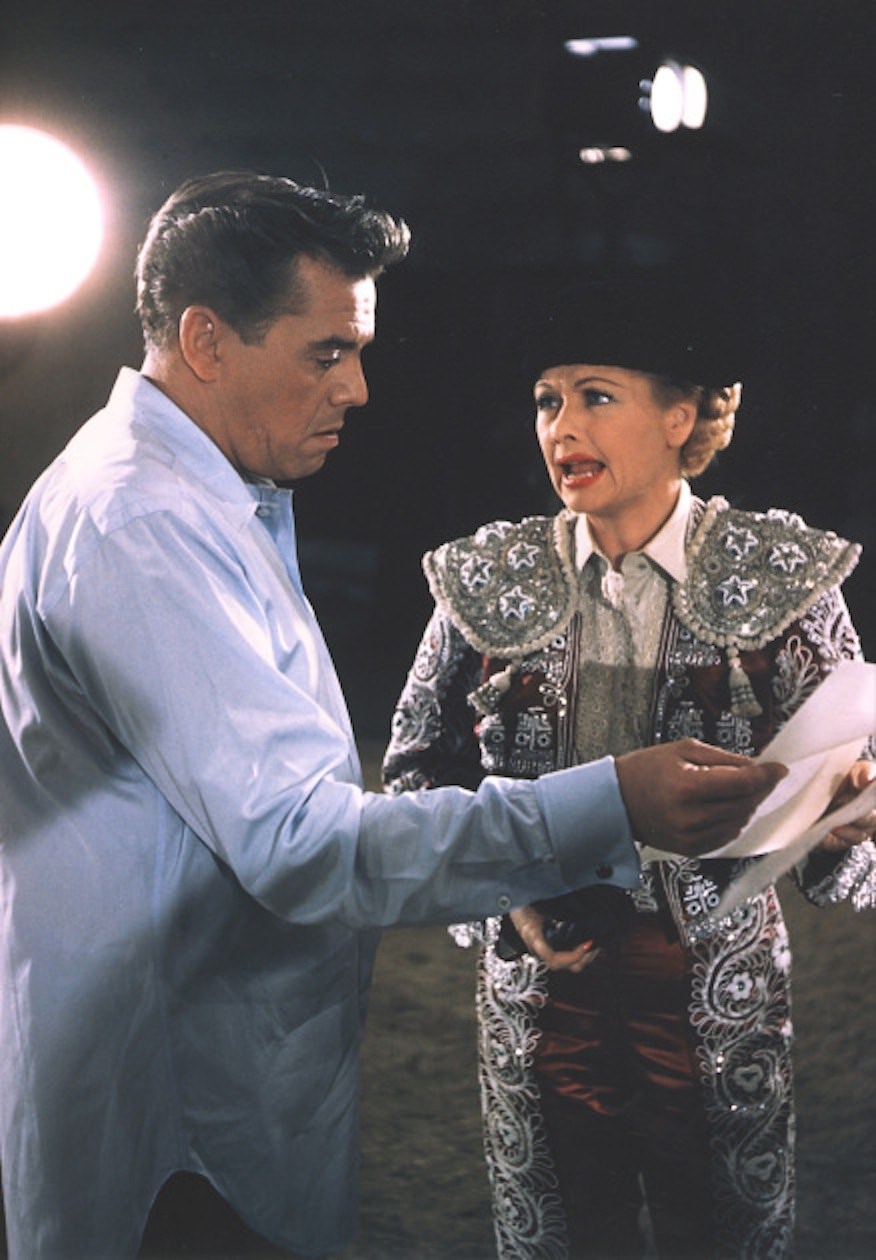 Behind the scenes of "Lucy Goes to Mexico," ' I Love Lucy' , 1958.
