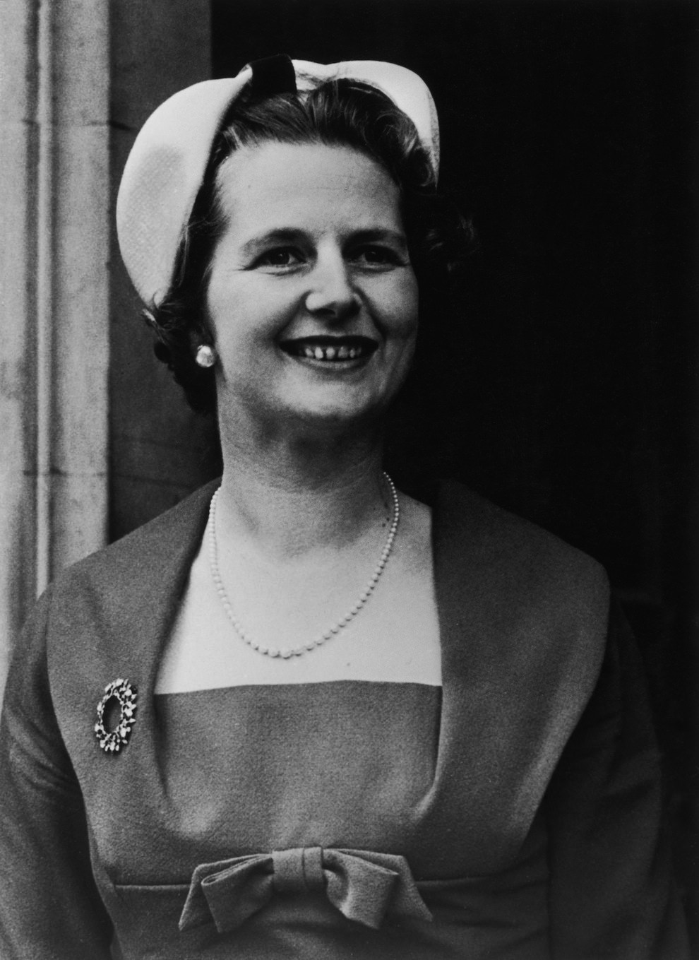 Aged 34. Pictured outside the House of Commons, taking her seat as the Member of Parliament for Finchley.