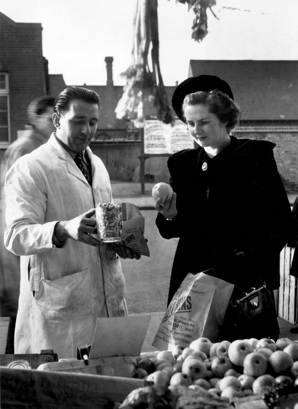 Aged 25. Shopping in Dartford, Kent.