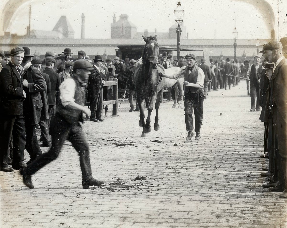 Caledonian Road Market, 1910
