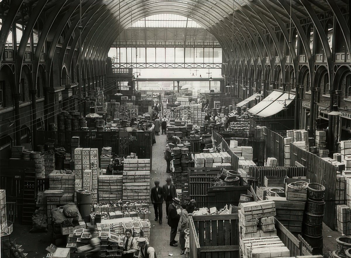 Covent Garden Market, 1925