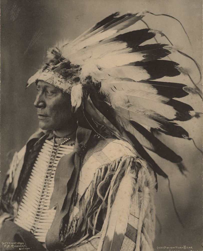 Chief Hollow Horn Bear, Sioux.