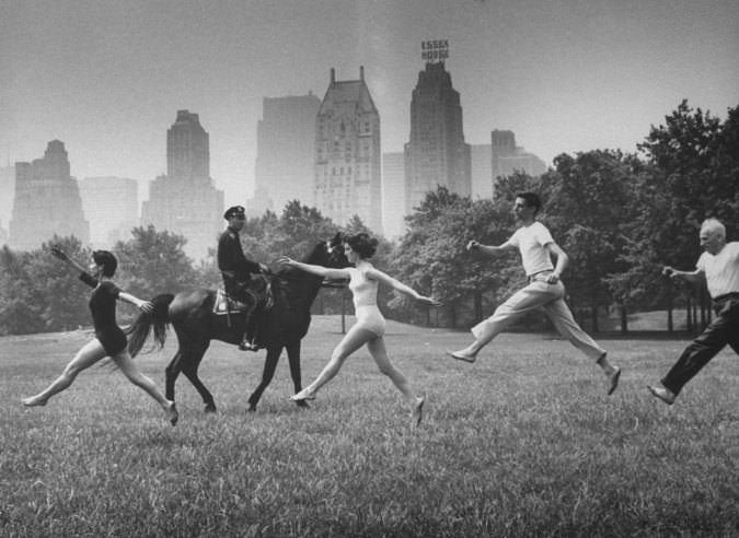 Dancers in Central Park, 1961