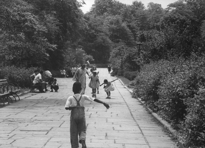 Scene in Central Park, 1961