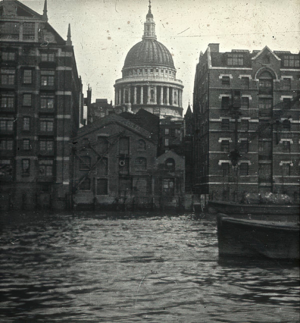 St. Paul's Cathedral from Bankside, 1920s