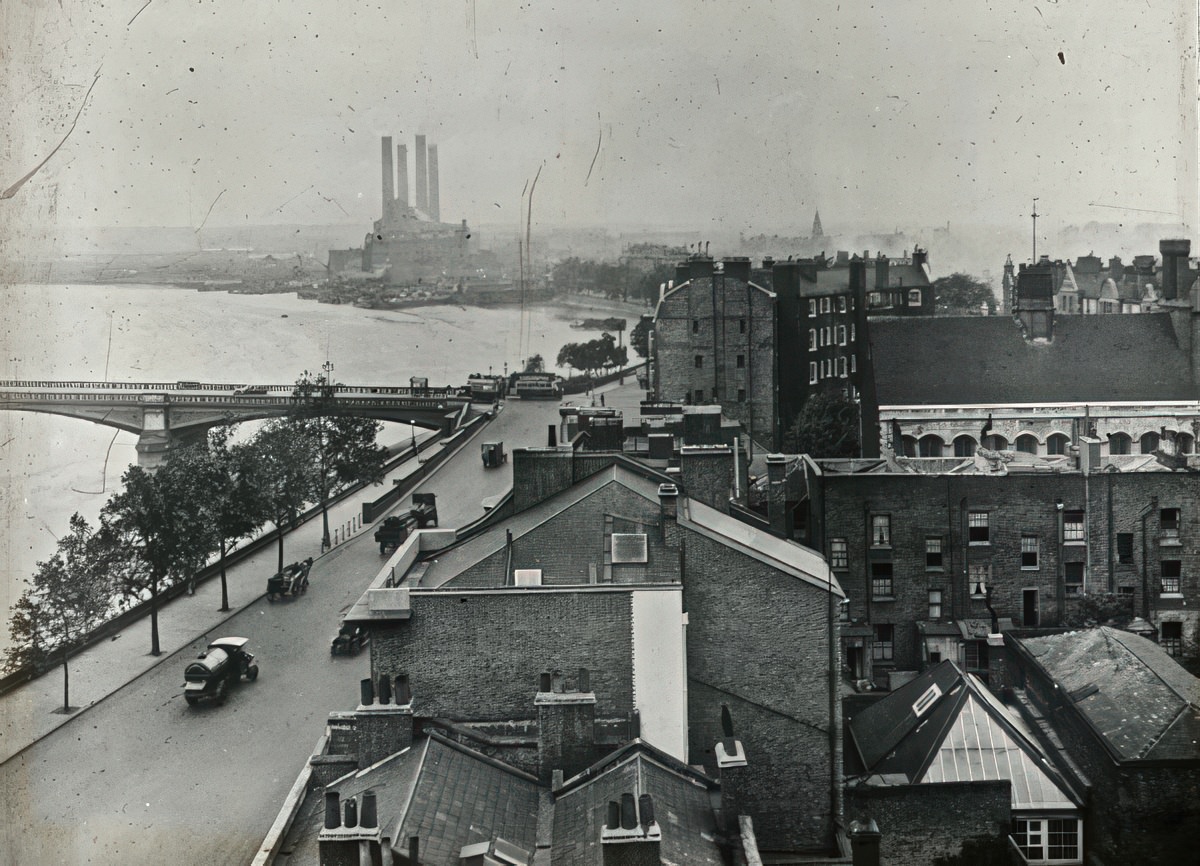 Lots Road and Battersea Bridge, 1910s