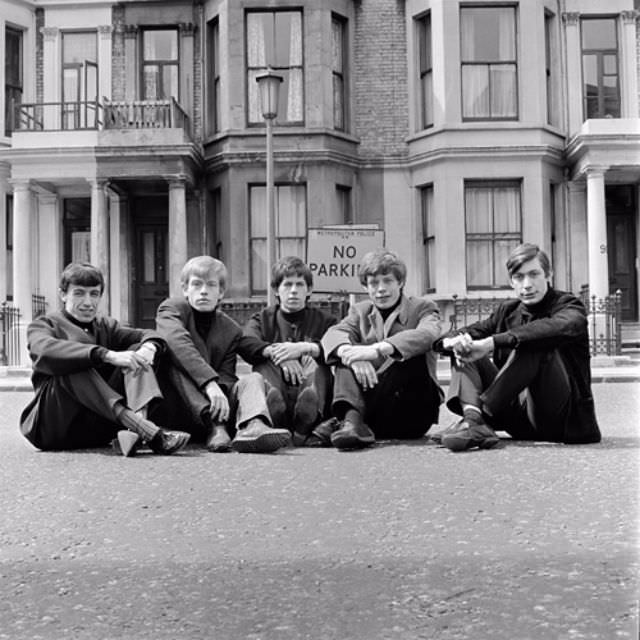 The first photograph ever taken of the Rolling Stones in 1962
