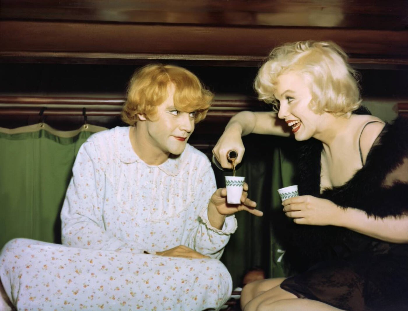 Marilyn Monroe, Jack Lemmon in ‘Some Like It Hot’, 1959.