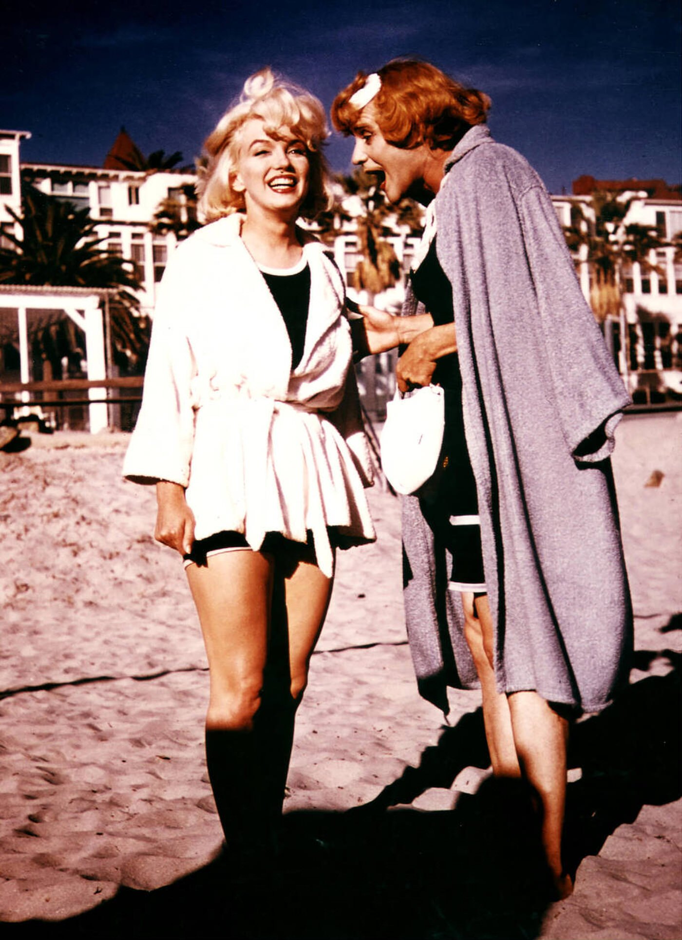 Marilyn Monroe, Jack Lemmon in ‘Some Like It Hot’, 1959.