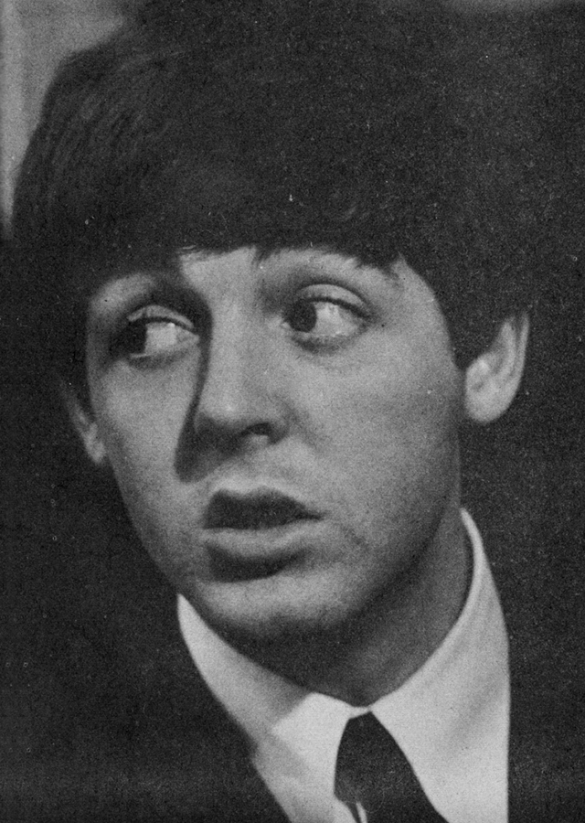 Paul McCartney, talented and handsome.
