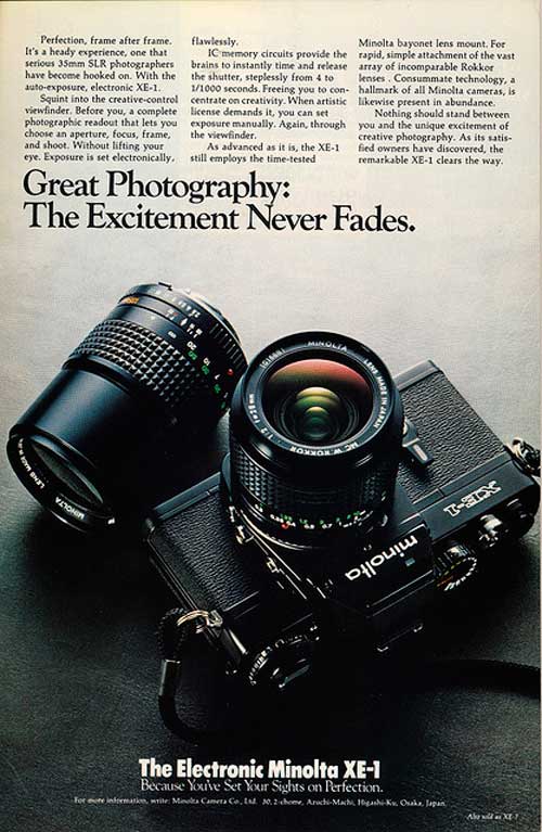 A Look Back at Some Cool Vintage Camera Adverts from the Past