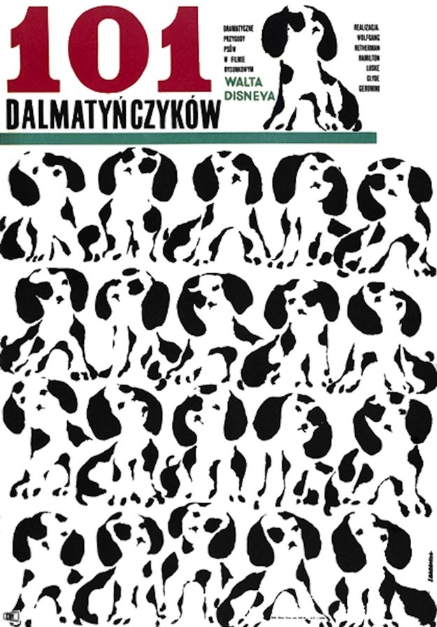 101 Dalmatians. Artist: Liliana Baczewska. Year: 1967