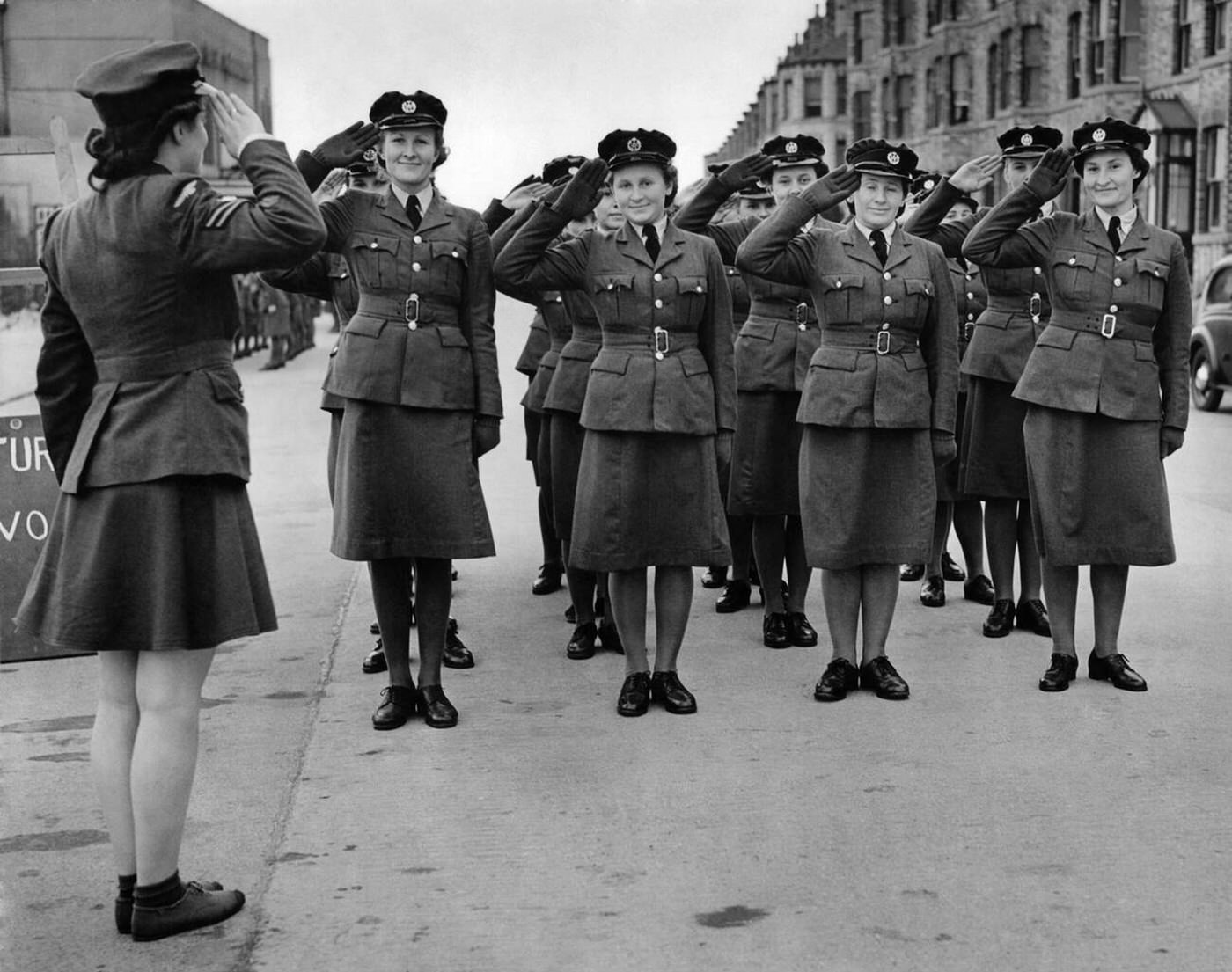 Polish women joining the WAAF, World War II