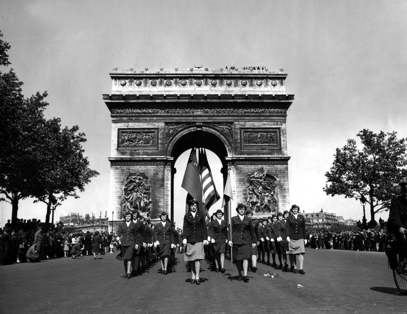 WAC anniversary celebration in Paris, 1945