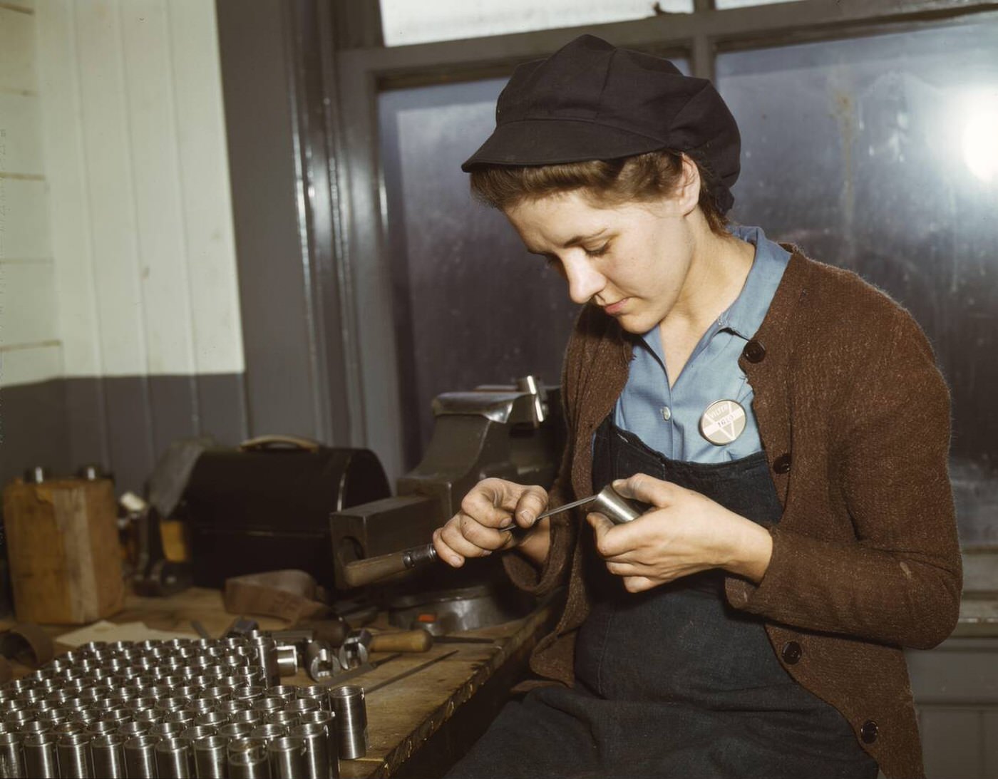 War production workers at Vilter Manufacturing, World War II
