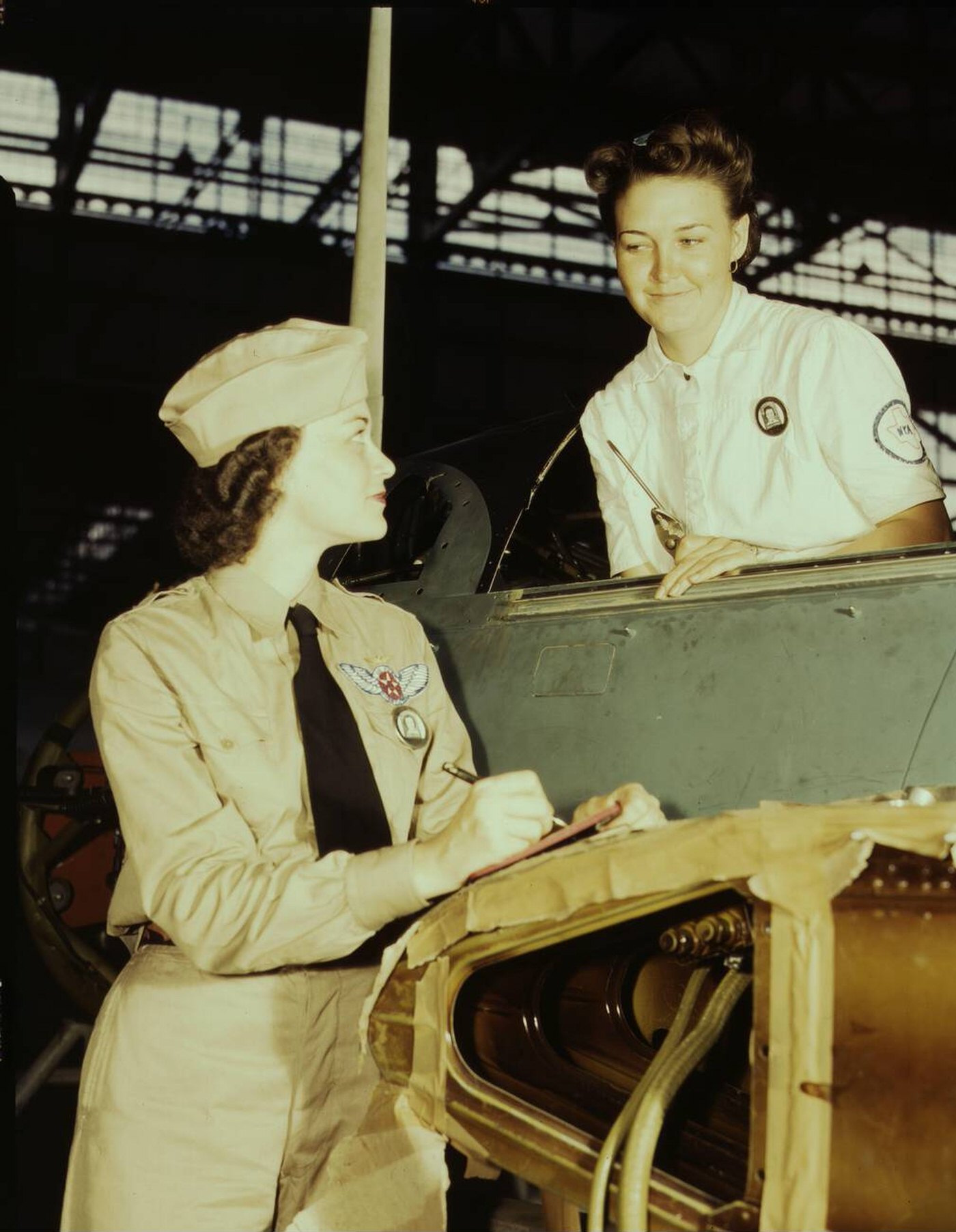 Eloise J. Ellis at Naval Air Base, World War II