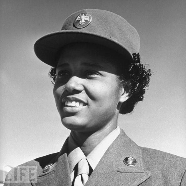 A member of America's Women's Air Corps, World War II