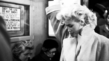 Marilyn Monroe in 1955 New York