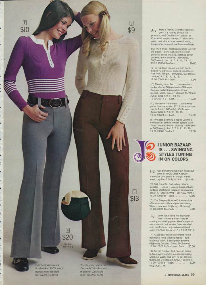 A 1972 Women's Fashion Catalog: A Snapshot of Fall/Winter Styles, From the Popularity of Purple to Mini-Skirts and the Rise of Slacks