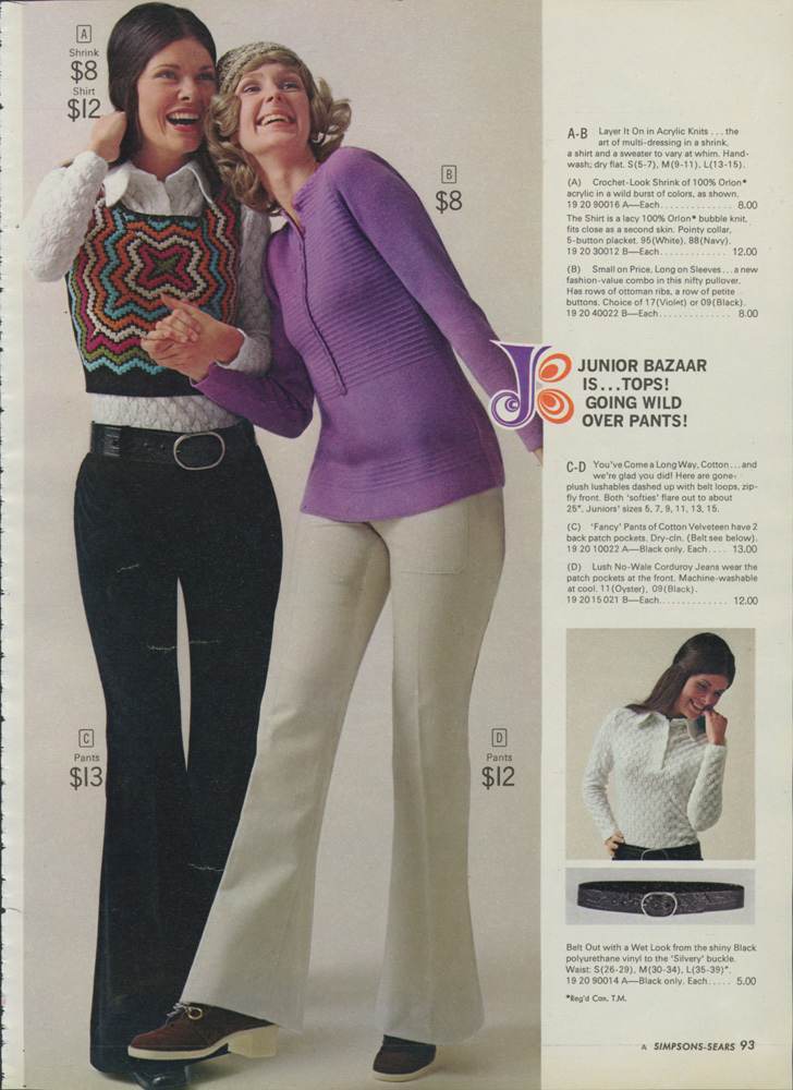 A 1972 Women's Fashion Catalog: A Snapshot of Fall/Winter Styles, From the Popularity of Purple to Mini-Skirts and the Rise of Slacks