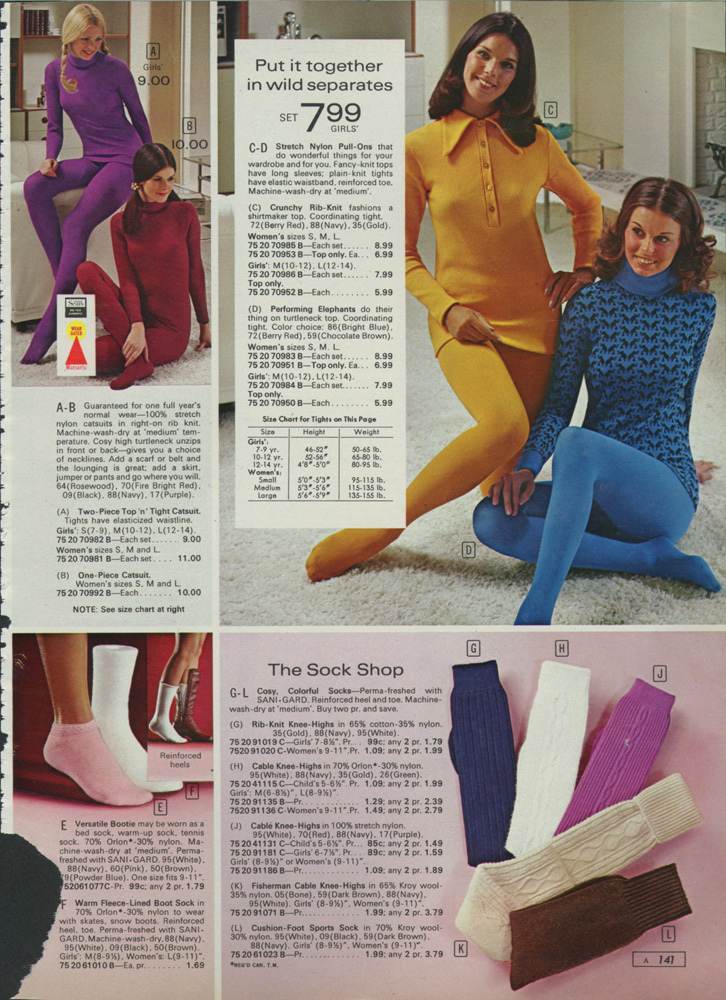 A 1972 Women's Fashion Catalog: A Snapshot of Fall/Winter Styles, From the Popularity of Purple to Mini-Skirts and the Rise of Slacks