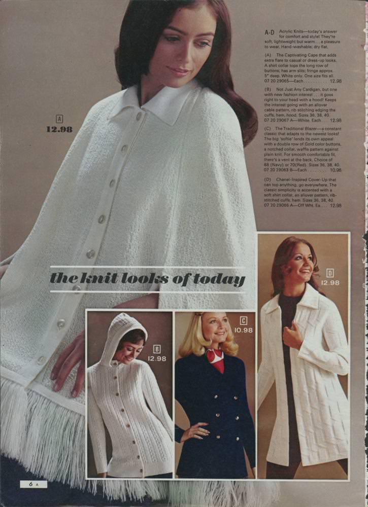 A 1972 Women's Fashion Catalog: A Snapshot of Fall/Winter Styles, From the Popularity of Purple to Mini-Skirts and the Rise of Slacks