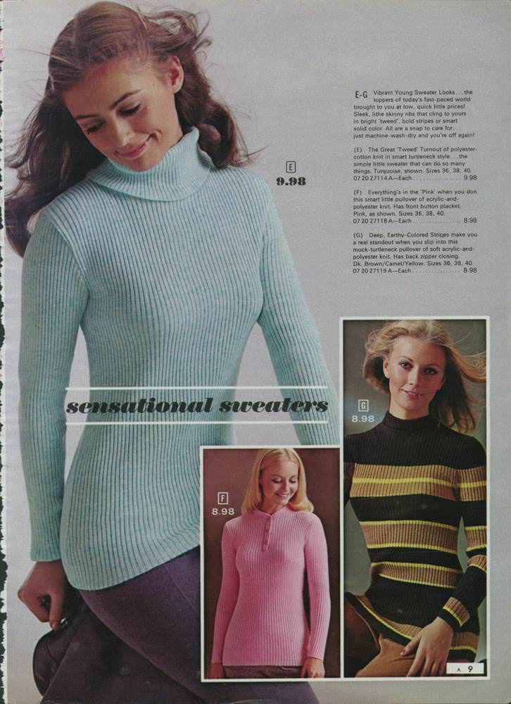 A 1972 Women's Fashion Catalog: A Snapshot of Fall/Winter Styles, From the Popularity of Purple to Mini-Skirts and the Rise of Slacks