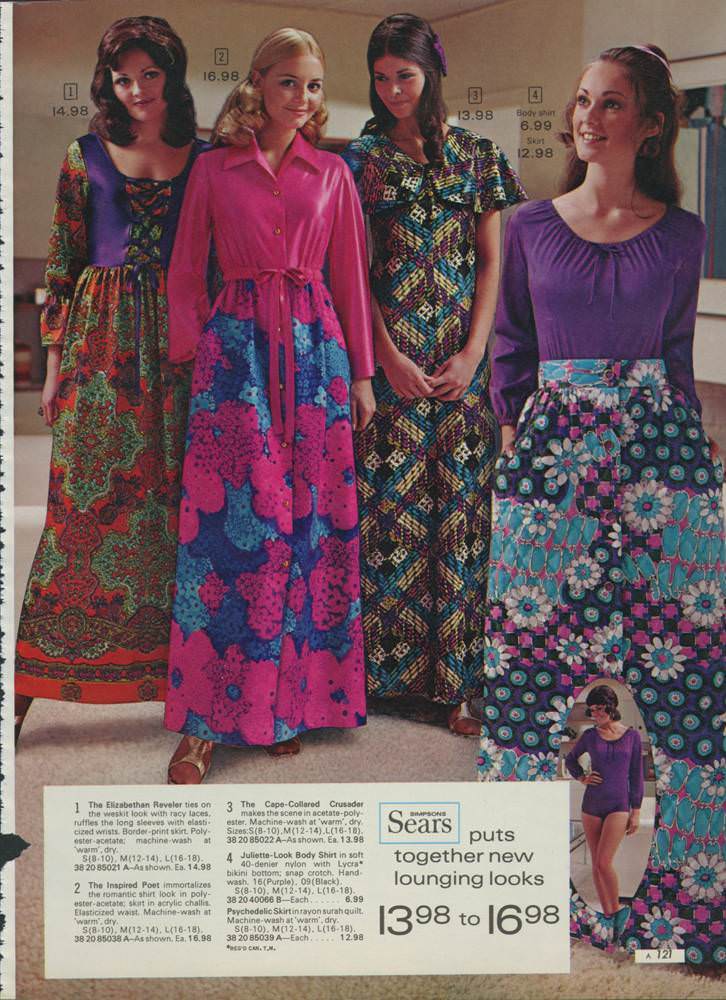 A 1972 Women's Fashion Catalog: A Snapshot of Fall/Winter Styles, From the Popularity of Purple to Mini-Skirts and the Rise of Slacks