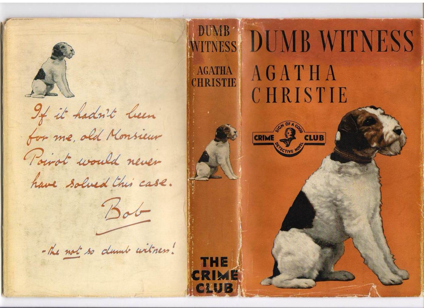 Dumb Witness, first UK edition, 1937