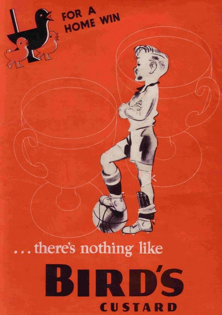 For a Home WIn! Bird’s custard ad from 1939