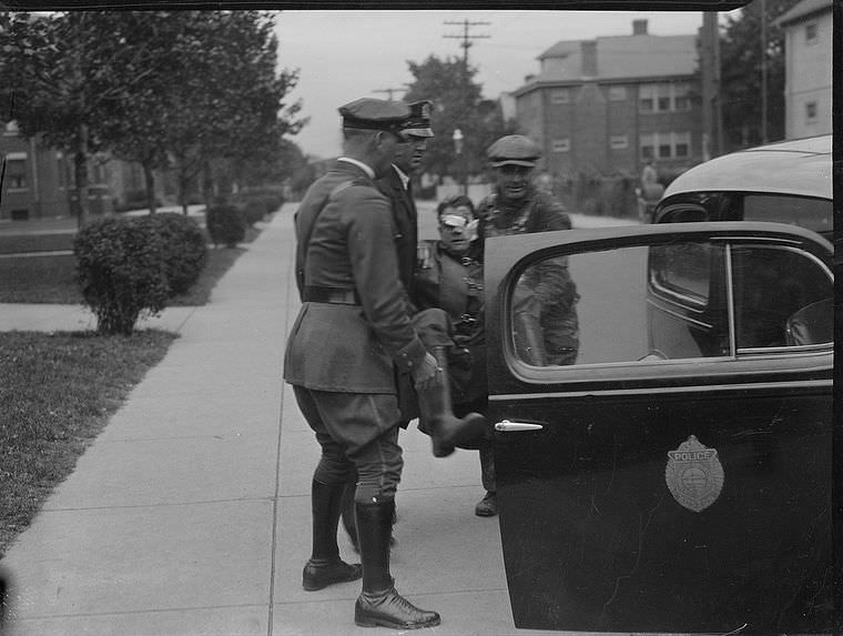 Driving Dangers: Vintage photos of Car Accidents in the 1940s