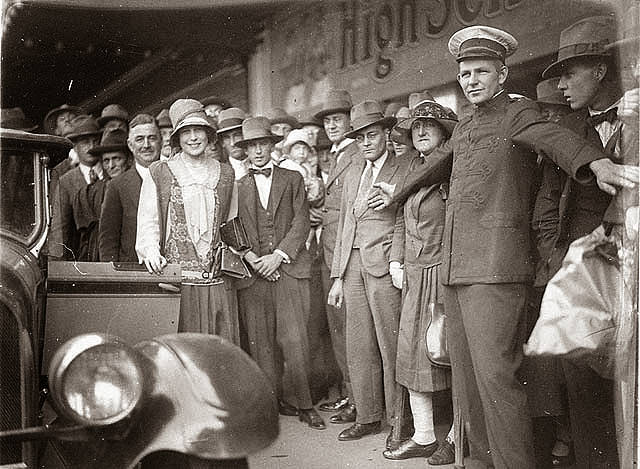 Beryl Mills of WA, the first "Miss Australia", 1927.