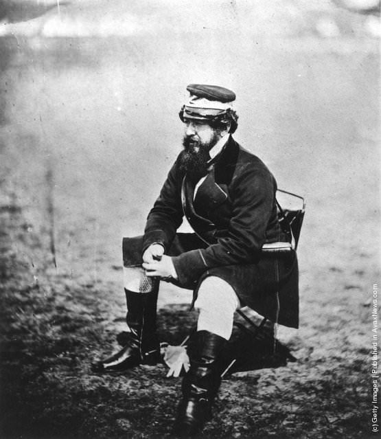 Sir William Howard Russell, war correspondent of "The Times," 1850s.