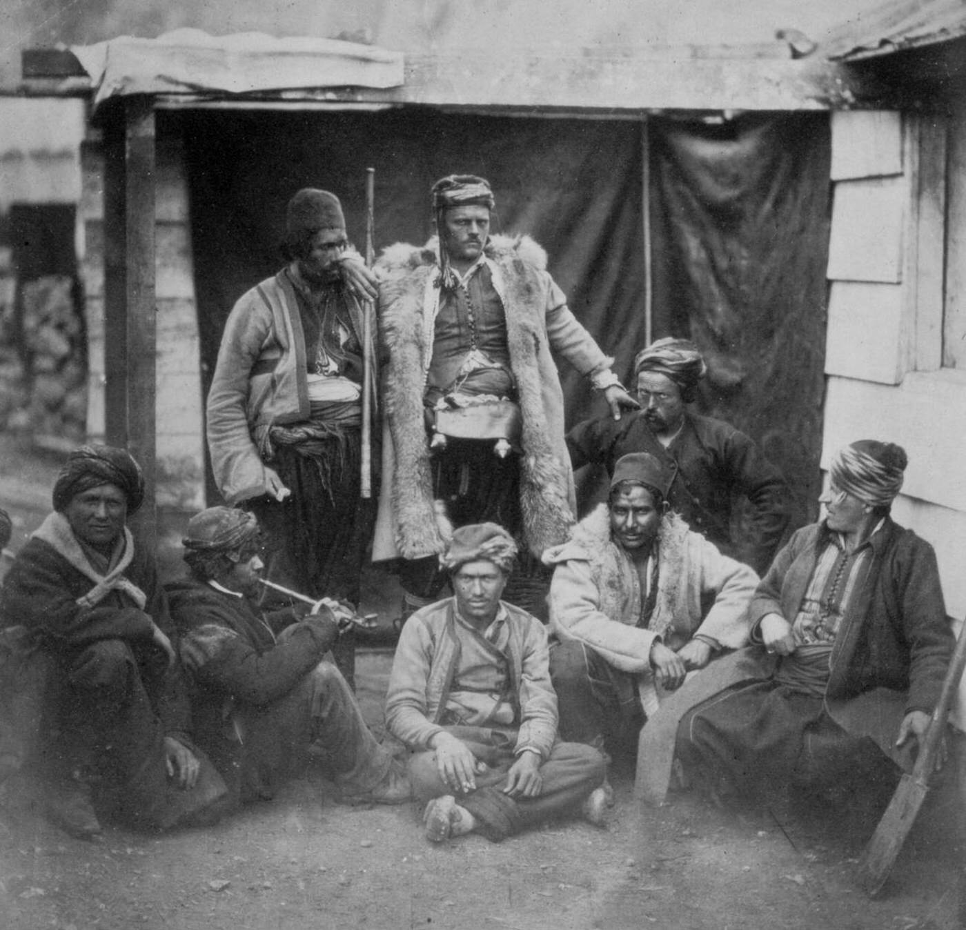 A group of Croats during the Crimean War, 1855.