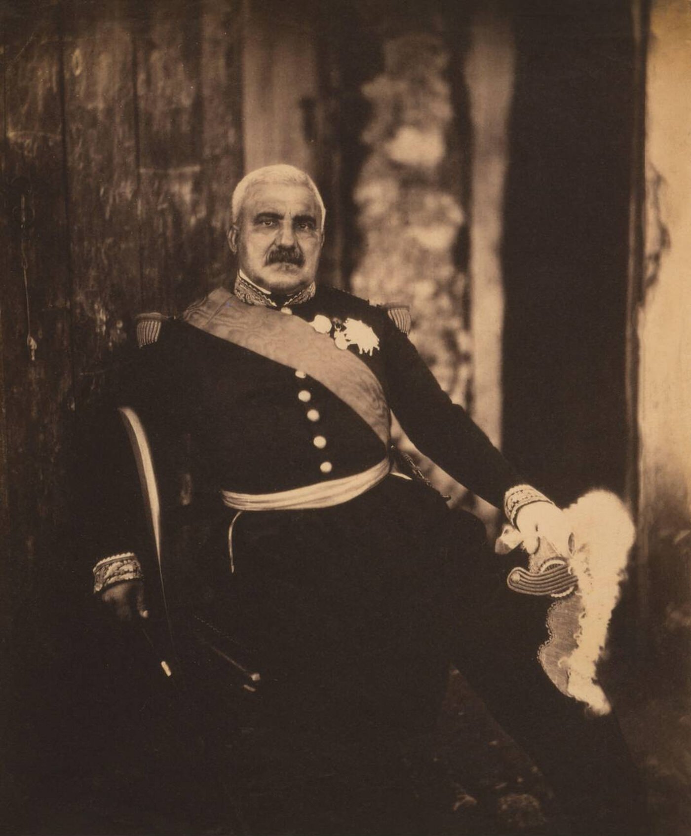 French Marshal Aimable-Jean-Jacques Pélissier during the Crimean War, 1855.