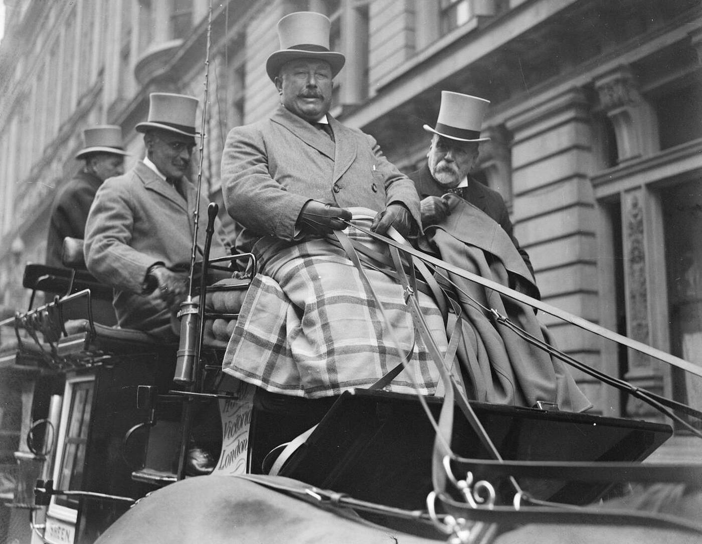 London Coaching Season Opens, the Hampton Court 'Venture' on the road for the first time, 1923.