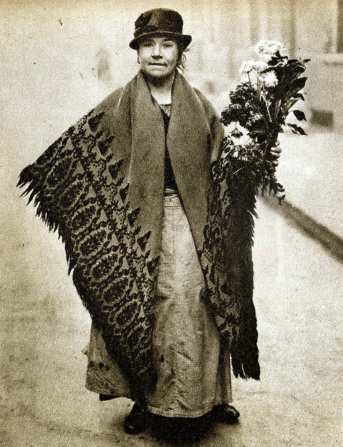 Street flower seller, Victoria