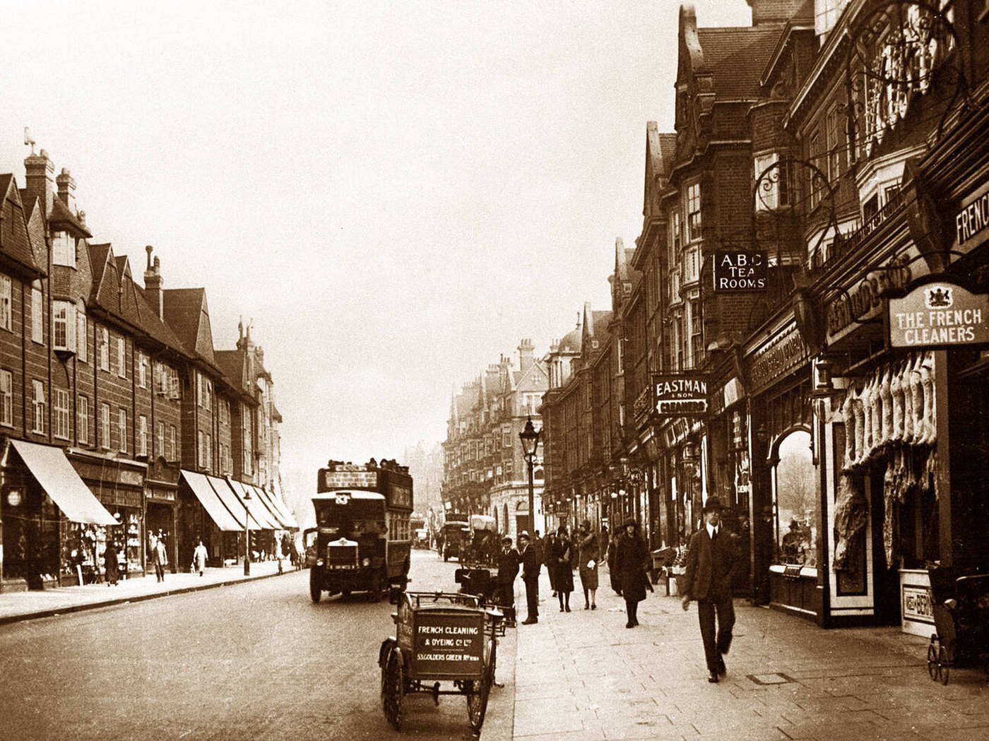 Golders Green Road London, 1920s.
