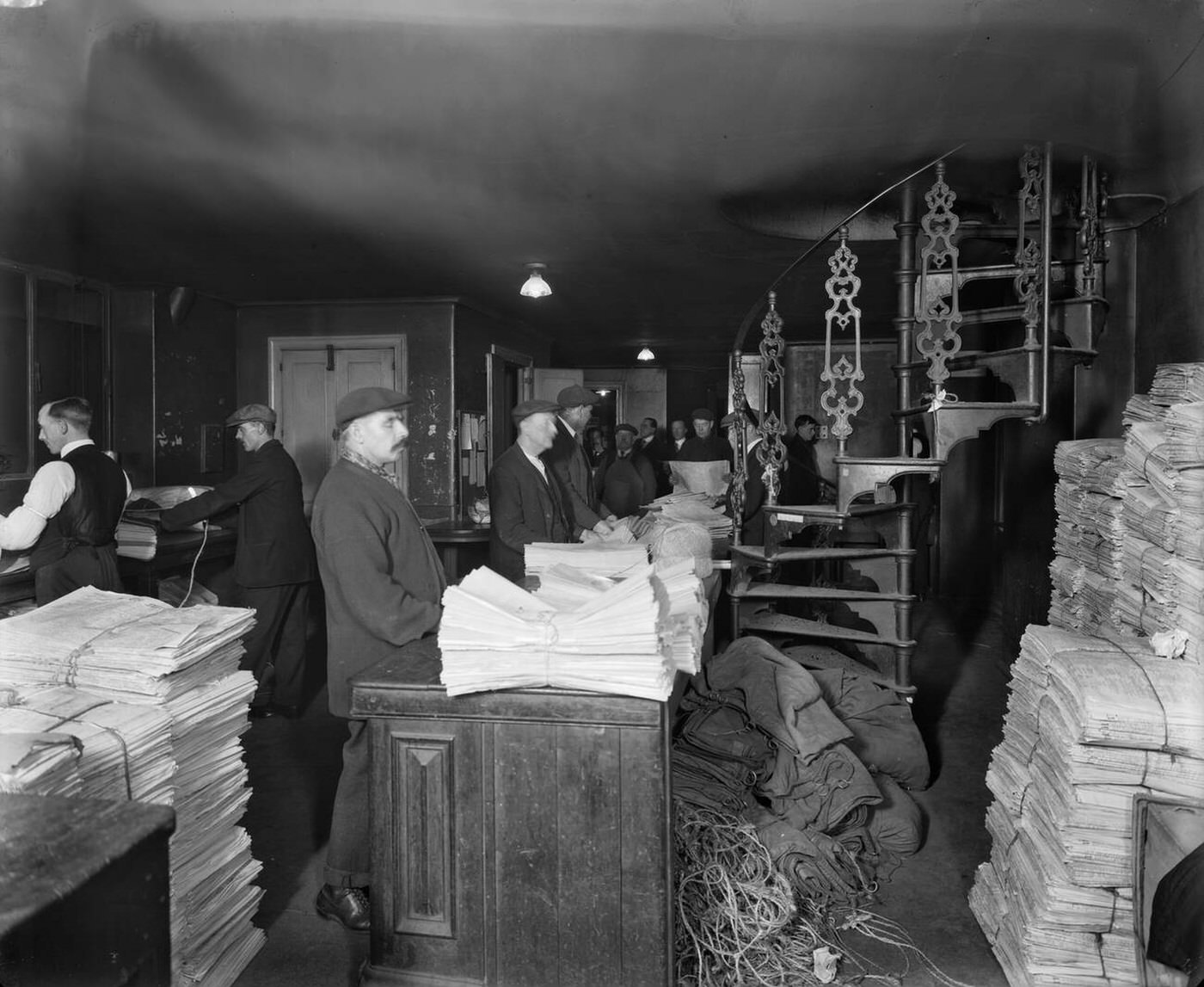 Delivering the News, The Morning Post, London, 1920.