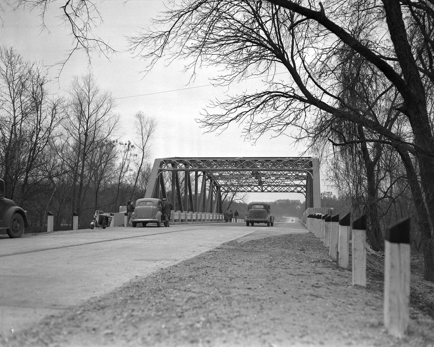 New Burleson Street bridge over Clear Fork of Trinity River, Fort Worth, 1938