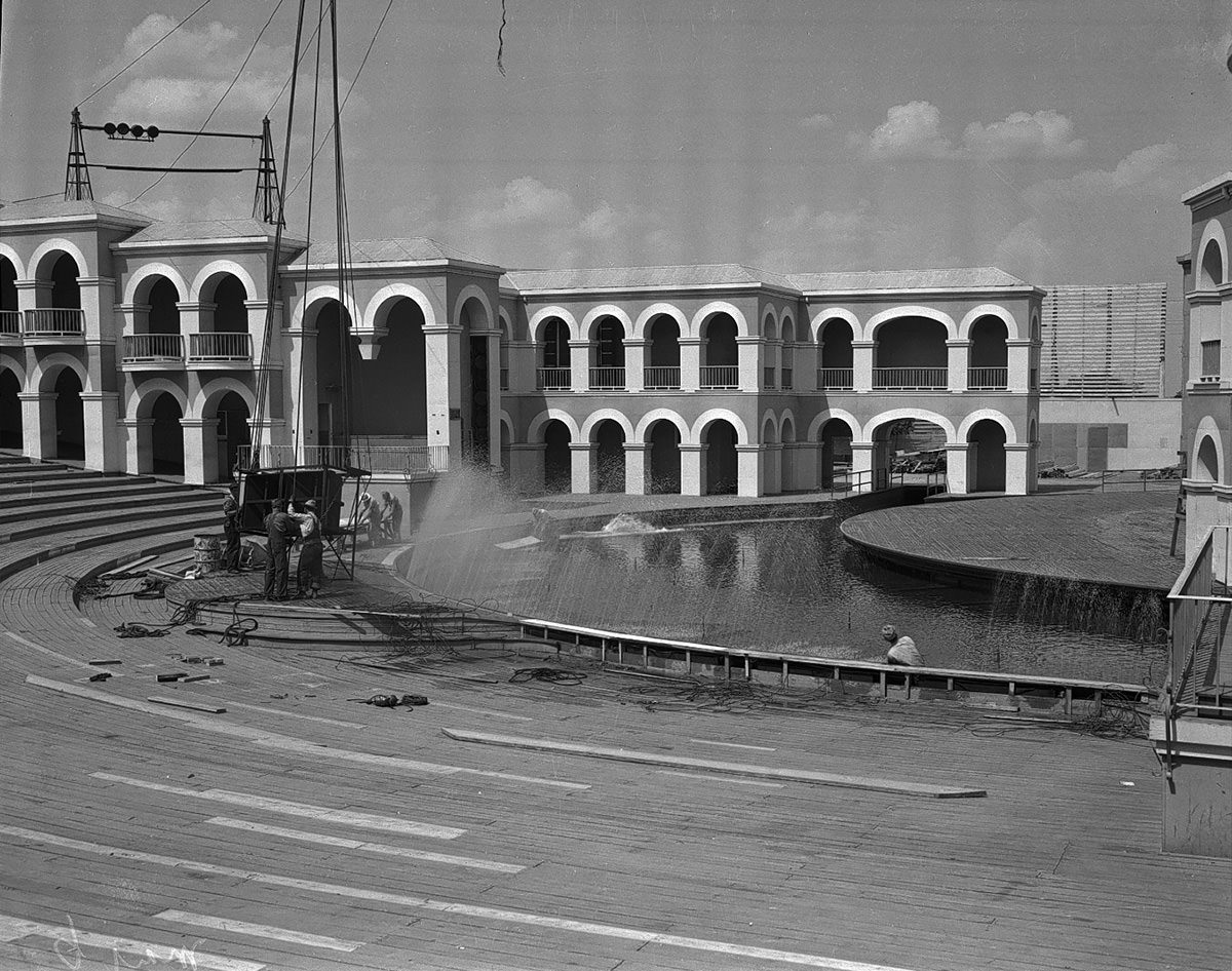 Casa Manana remodeling, Fort Worth Frontier Fiesta, 1937