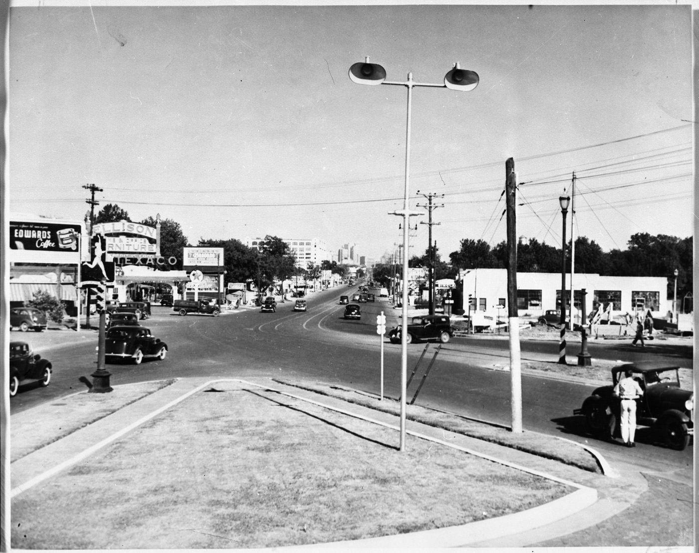 West 7th Street and University Drive, Fort Worth, 1930s