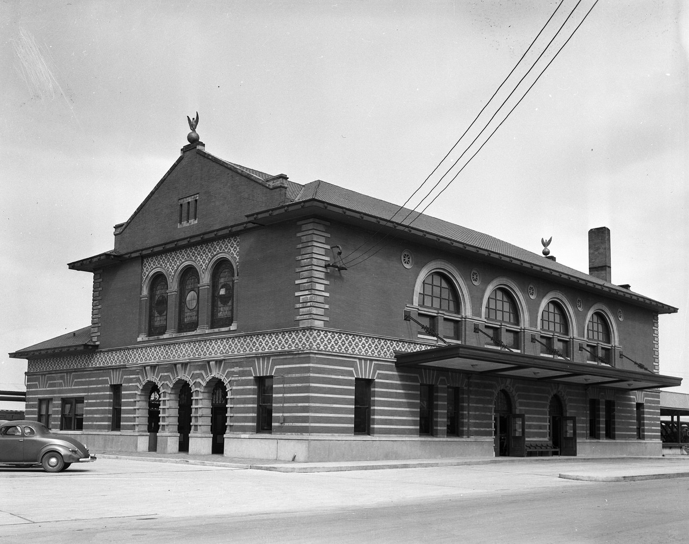 Fort Worth Union Passenger Station, Santa Fe Railroad, 1938