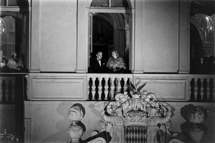Prince Rainier III and Her Serene Highness, Princess Gracia Patricia of Monaco, April 19, 1956