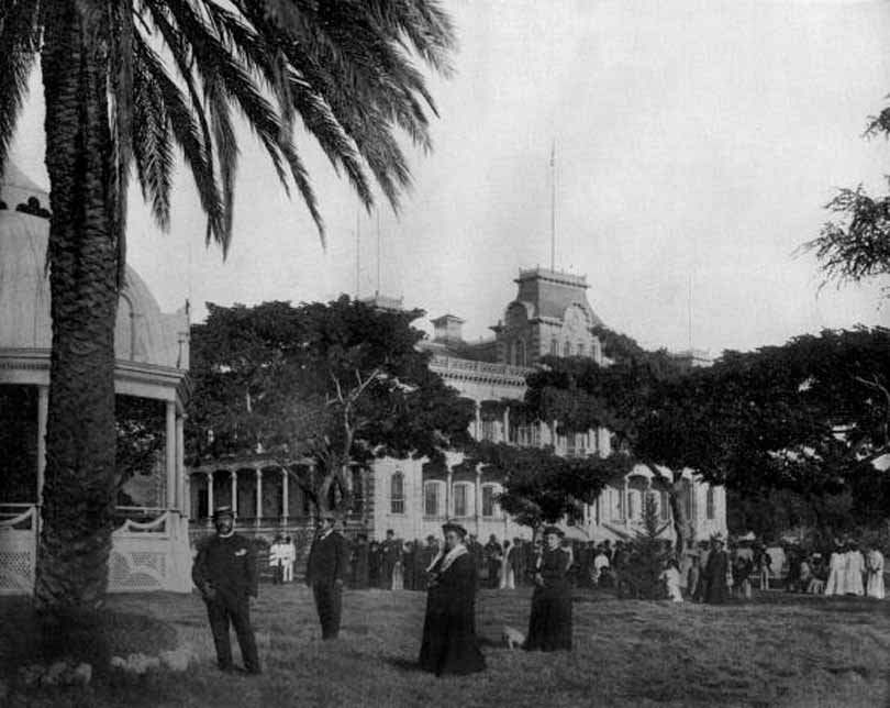 The Royal Palace at Honolulu, 1890.