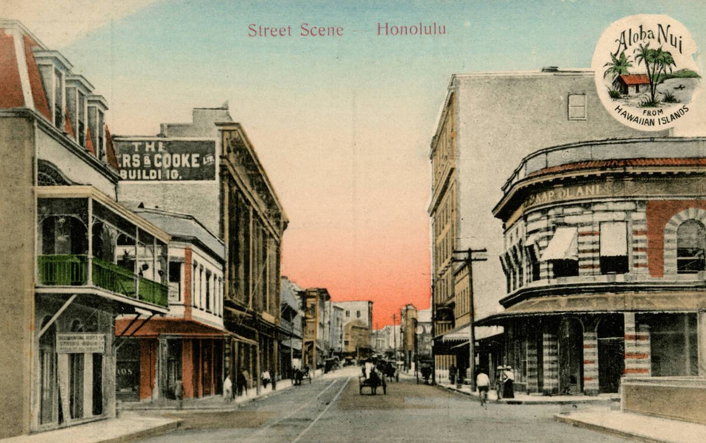 King Street, Honolulu, Hawaii.